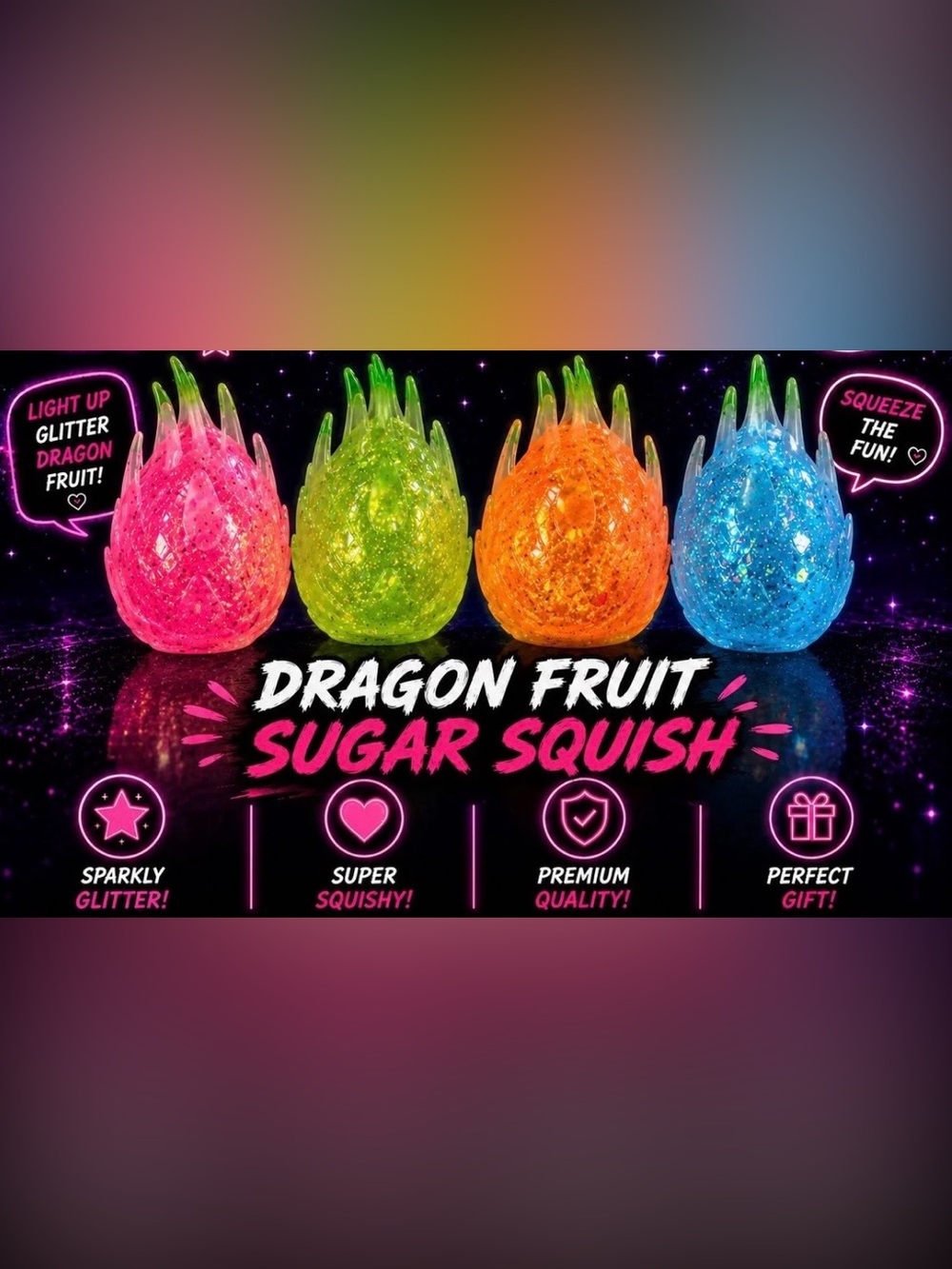 Dragon Fruit Sugar Squish
